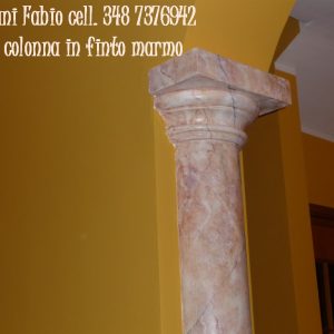 colonne finto marmo © imbianchino imbiancature tinteggiature canziani